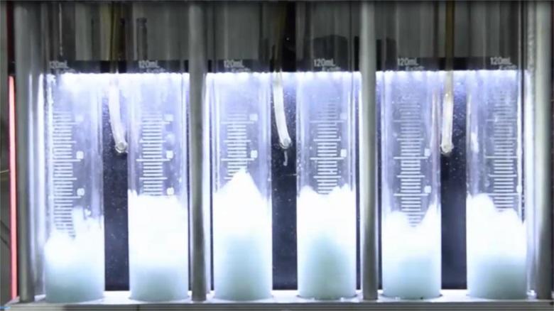 Siemens Deka Fuel injector nozzle test video